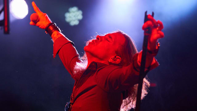 Scott Stapp of Creed performs on stage during Coopstock at the Las Sendas Golf Club on April 30, 2022 in Mesa, Arizona. Entertainment Alice Cooper Coopstock Benefit For Solid Rock Teen Centers